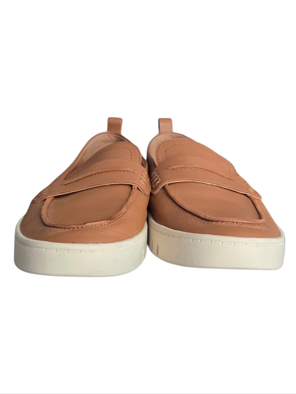 Vionic Tan Leather Uptown Loafer Women's Size 9.5 Preppy - Picture 3 of 10